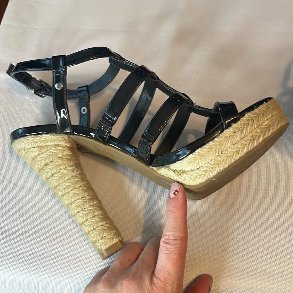 BCBGeneration caged platform sandals